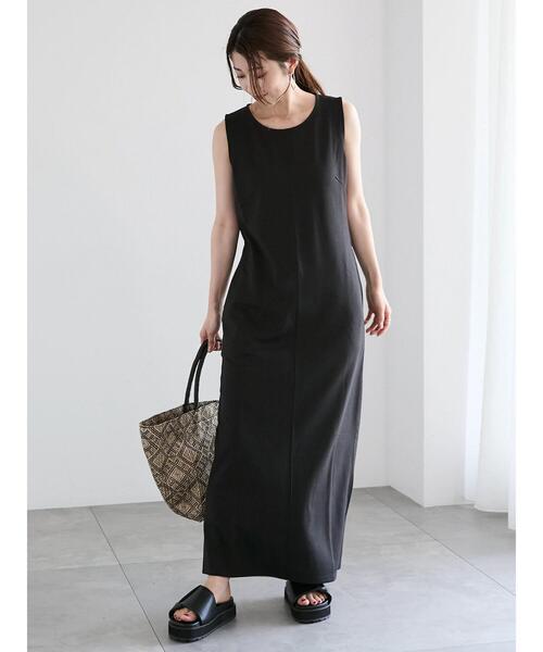 Te chichi（テチチ）の「コクーンマキシワンピース（ワンピース・レディース・オリーブ/ブラック/ブラウン・F）」の5枚目の写真