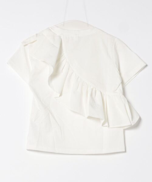 sorule（ソルレ）の「スラッシュフリルT（Tシャツ/カットソー・レディース・ホワイト・FREE）」の5枚目の写真