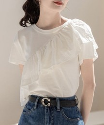 sorule | スラッシュフリルT(Tシャツ/カットソー)