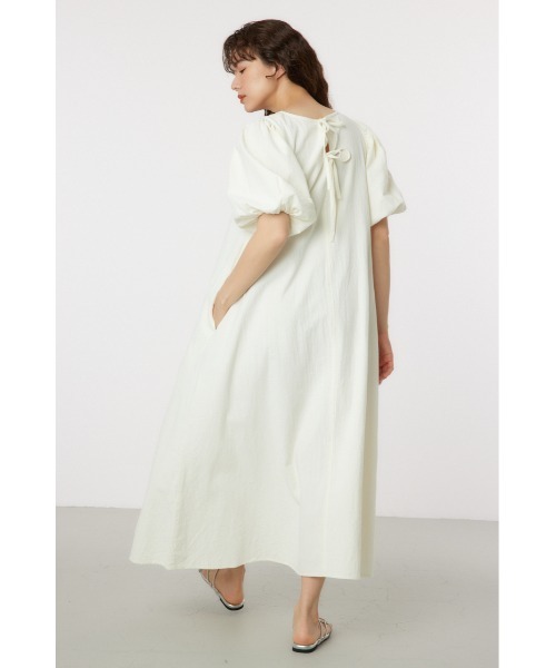 RODEO CROWNS WIDE BOWL(ロデオクラウンズワイドボウル)の「ボリュームスリーブワンピース(ワンピース・レディース・ブラック/ライム/アイボリー・FREE)」の13枚目の写真