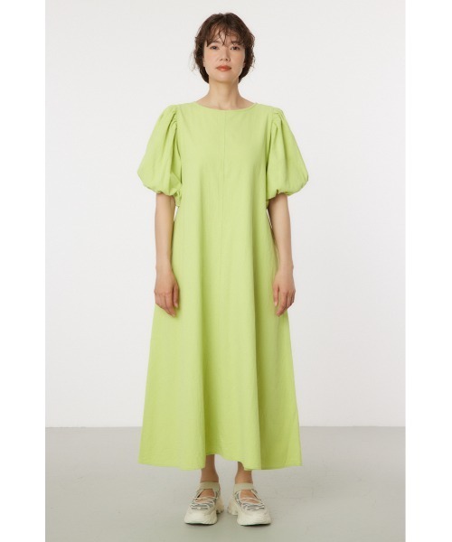 RODEO CROWNS WIDE BOWL(ロデオクラウンズワイドボウル)の「ボリュームスリーブワンピース(ワンピース・レディース・ブラック/ライム/アイボリー・FREE)」の19枚目の写真