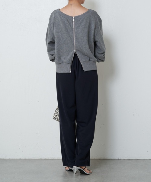 COLLAGE GALLARDAGALANTE（コラージュガリャルダガランテ）の「4WAYスウェット/WEB限定（Tシャツ/カットソー・レディース・アイボリー/グレー/ブラック・FREE）」の7枚目の写真