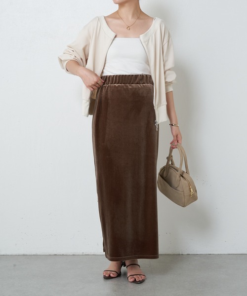 COLLAGE GALLARDAGALANTE（コラージュガリャルダガランテ）の「4WAYスウェット/WEB限定（Tシャツ/カットソー・レディース・アイボリー/グレー/ブラック・FREE）」の19枚目の写真