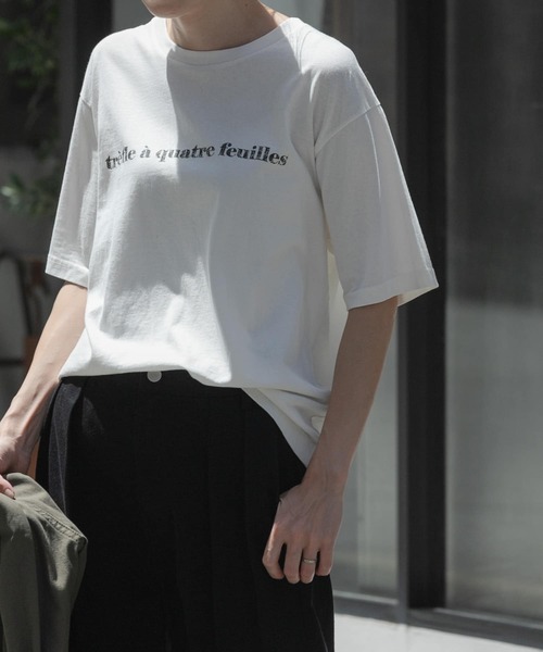 FORK&SPOON（フォークアンドスプーン）の「FORK&SPOON　ヴィンテージプリントTシャツ（Tシャツ/カットソー・レディース・オフホワイト/チャコールグレー・1）」の16枚目の写真
