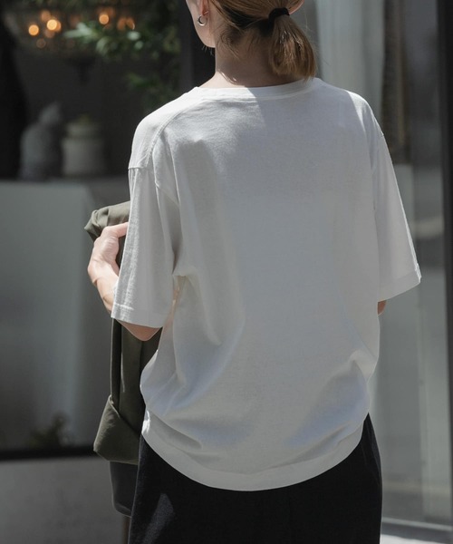 FORK&SPOON（フォークアンドスプーン）の「FORK&SPOON　ヴィンテージプリントTシャツ（Tシャツ/カットソー・レディース・オフホワイト/チャコールグレー・1）」の14枚目の写真