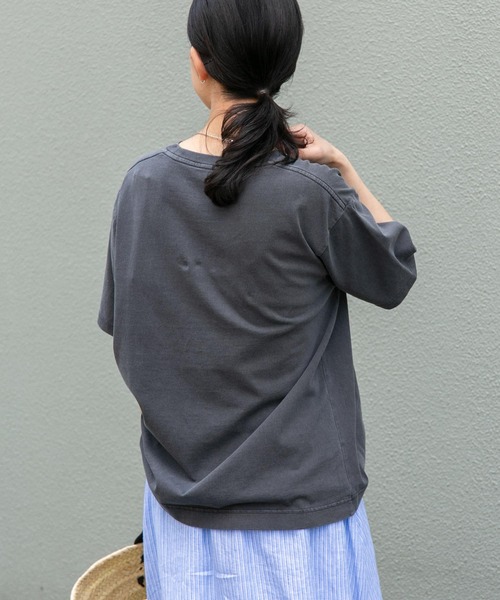 FORK&SPOON（フォークアンドスプーン）の「FORK&SPOON　ヴィンテージプリントTシャツ（Tシャツ/カットソー・レディース・オフホワイト/チャコールグレー・1）」の19枚目の写真