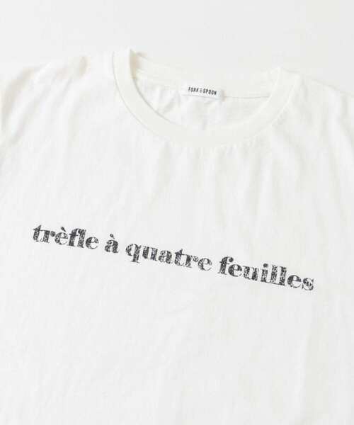 FORK&SPOON（フォークアンドスプーン）の「FORK&SPOON　ヴィンテージプリントTシャツ（Tシャツ/カットソー・レディース・オフホワイト/チャコールグレー・1）」の22枚目の写真