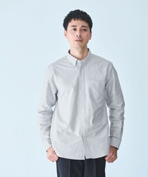 green label relaxing | 【WEB限定】JUST fit ボタンダウン オックスフォード 長袖 シャツ(シャツ/ブラウス)