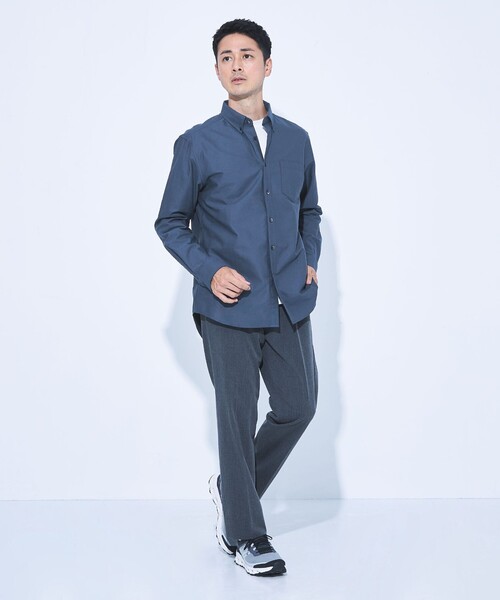 green label relaxing（グリーンレーベルリラクシング）の「【WEB限定】JUST fit ボタンダウン オックスフォード 長袖 シャツ（シャツ/ブラウス・メンズ・ホワイト/ライトブルー/ネイビー/その他1・S/M/L/XL）」の15枚目の写真