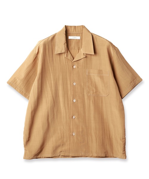 【美品】jieda RAYON WOOL OPEN COLLAR SHIRT RAYON WOOL OPEN COLLAR SHIRT S/S – JieDa WEB STORE