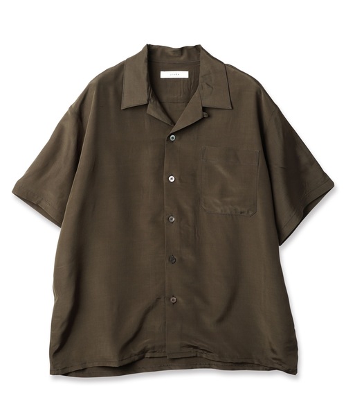 【美品】jieda RAYON WOOL OPEN COLLAR SHIRT RAYON WOOL OPEN COLLAR SHIRT S/S – JieDa WEB STORE