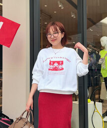 un dix cors（アンディコール）の「《MIKI'S企画》カラーロゴスウェット（Tシャツ/カットソー）」