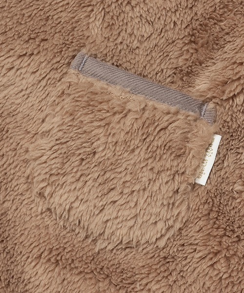 petit main(プティマイン)の「【抗菌防臭】2WAYアニマルボアケープ(ポンチョ・キッズ・モカ/アイボリー/ライトピンク・FREE)」の16枚目の写真