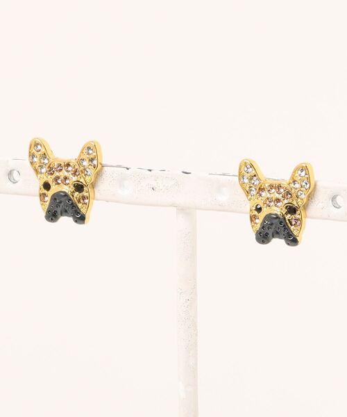 TONE SELECT GOODS（トーンセレクトグッズ）の「【float】ジュエリー ドッグフェイス モチーフ ピアス【11パターン展開】（ピアス（両耳用）・レディース・その他8/その他10/その他1/その他2/その他3/その他11/その他4/その他7/その他9/その他5/その他6・FREE）」の2枚目の写真