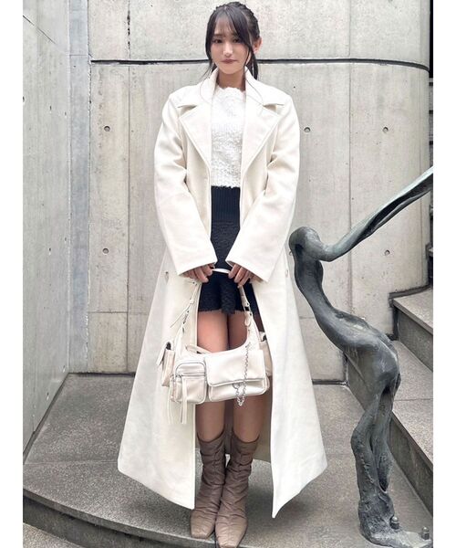 RESEXXY（リゼクシー）の「マルチポケットハンドバッグ（ハンドバッグ・レディース・アイボリー/ブラック・FREE）」の9枚目の写真