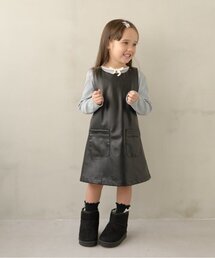 Lycee mine | 【やわらか合皮】ジャンパースカート(ジャンパースカート)