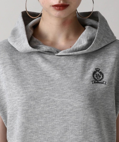 セール】【2024FW】フーディー裏毛ノースリーブスウェット（スウェット