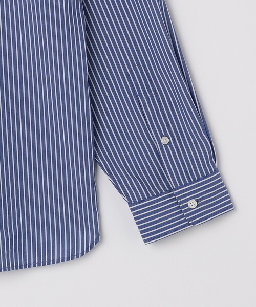 SHIPS any(シップス エニィ)の「SHIPS any: ストライプ / ソリッド リラックス レギュラーカラー シャツ 26AW◇(シャツ/ブラウス・メンズ・ホワイト/ブルー/ネイビー/ライトブルー/ダークブルー/グレー系/ダークグレー/コバルトブルー/ロイヤルブルー/グレー/ブルー系・X-LARGE/LARGE/MEDIUM/SMALL)」の19枚目の写真