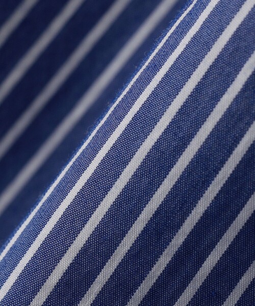 SHIPS any: ストライプ / ソリッド リラックス レギュラーカラー