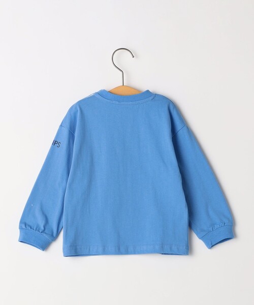 SHIPS(シップス)の「SHIPS KIDS:80~90cm / ディズニー / 長袖 TEE(Tシャツ/カットソー・キッズ・サックスブルー/ダークグレー・90/80)」の3枚目の写真
