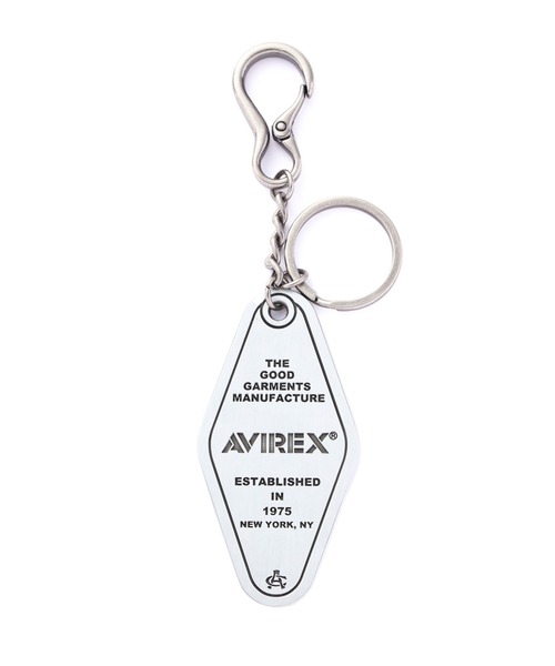 AVIREX（アヴィレックス）の「AVIREX KEY HOLDER "METAL" / アヴィレックス キーホルダー "メタル"（キーホルダー・メンズ・シルバー/ゴールド/ブラック・F）」の3枚目の写真