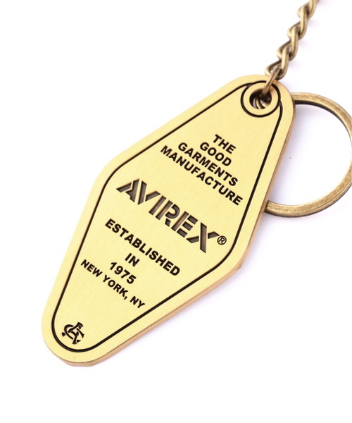 AVIREX（アヴィレックス）の「AVIREX KEY HOLDER "METAL" / アヴィレックス キーホルダー "メタル"（キーホルダー・メンズ・シルバー/ゴールド/ブラック・F）」の4枚目の写真