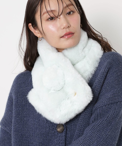 マフラー フェイクファー 'うさしっぽ'（マフラー）｜PAUL&JOE