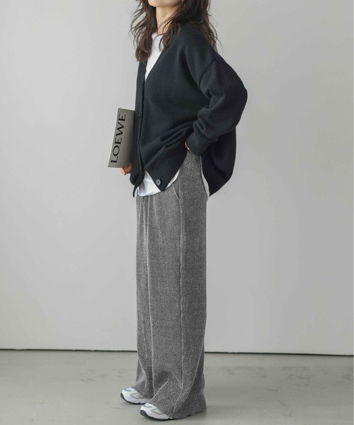 AMELY(エミリー)の「ラメリブニットパンツ(その他パンツ・レディース・ブラック/グレー/ブラウン・M/L)」の9枚目の写真