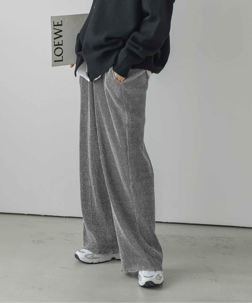 AMELY(エミリー)の「ラメリブニットパンツ(その他パンツ・レディース・ブラック/グレー/ブラウン・M/L)」の10枚目の写真