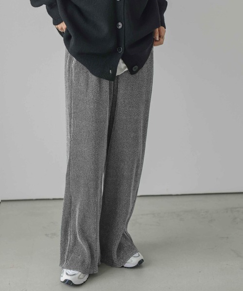 AMELY(エミリー)の「ラメリブニットパンツ(その他パンツ・レディース・ブラック/グレー/ブラウン・M/L)」の13枚目の写真