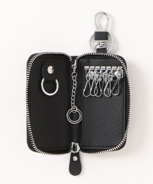 TONE SELECT GOODS（トーンセレクトグッズ）の「【float】マシュマロタッチ キーチェーン カード スマートキー 多機能 キーケース【10色展開】（キーケース/キーアクセサリー・レディース・ベージュ/ネイビー/ダークブラウン/ブラック/アッシュブラウン/ライトグリーン/ターコイズブルー/レッド/ラベンダー/ピンクベージュ・FREE）」の13枚目の写真