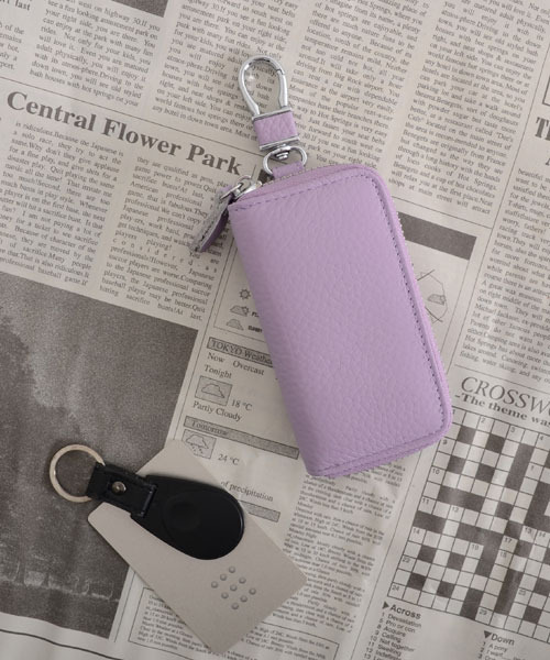 TONE SELECT GOODS（トーンセレクトグッズ）の「【float】マシュマロタッチ キーチェーン カード スマートキー 多機能 キーケース【10色展開】（キーケース/キーアクセサリー・レディース・ベージュ/ネイビー/ダークブラウン/ブラック/アッシュブラウン/ライトグリーン/ターコイズブルー/レッド/ラベンダー/ピンクベージュ・FREE）」の8枚目の写真