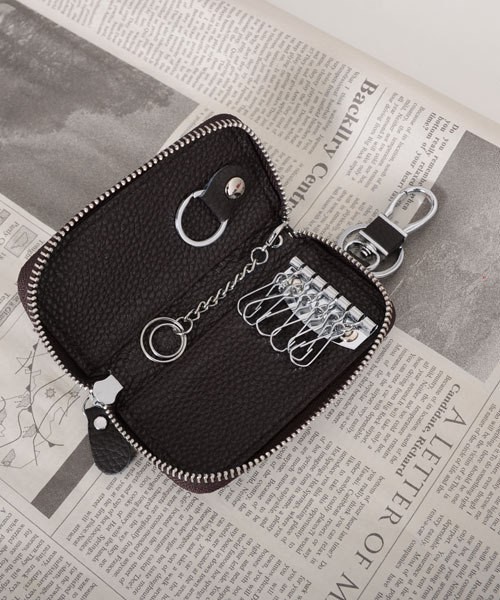 TONE SELECT GOODS（トーンセレクトグッズ）の「【float】マシュマロタッチ キーチェーン カード スマートキー 多機能 キーケース【10色展開】（キーケース/キーアクセサリー・レディース・ベージュ/ネイビー/ダークブラウン/ブラック/アッシュブラウン/ライトグリーン/ターコイズブルー/レッド/ラベンダー/ピンクベージュ・FREE）」の19枚目の写真