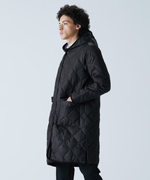 TAION（タイオン）の「【TAION(タイオン)】〈ユニセックス〉シティ パイピングフード ロングダウンコート（ダウンジャケット/コート・レディース）」