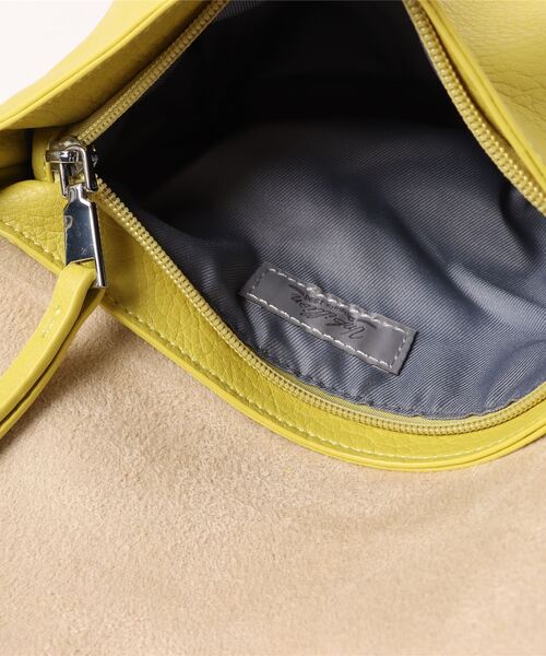 Q（キュー）の「ミニショルダー付きソフトレザー調バッグ（トートバッグ・レディース・ラベンダー/ベージュ/ライトブルー・ONE SIZE）」の11枚目の写真