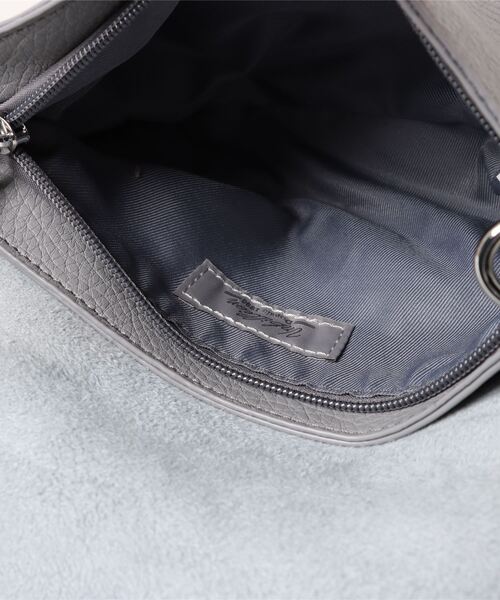 Q（キュー）の「ミニショルダー付きソフトレザー調バッグ（トートバッグ・レディース・ラベンダー/ベージュ/ライトブルー・ONE SIZE）」の13枚目の写真