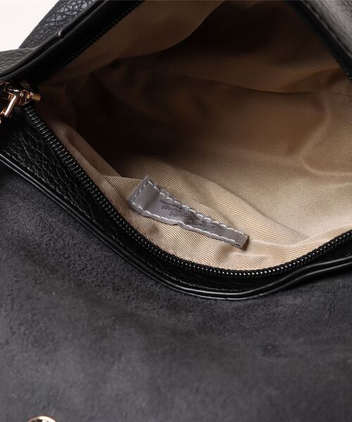 Q（キュー）の「ミニショルダー付きソフトレザー調バッグ（トートバッグ・レディース・ラベンダー/ベージュ/ライトブルー・ONE SIZE）」の15枚目の写真