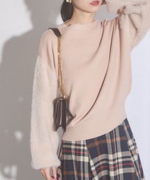 【ZOZO限定】スリーブファーニット