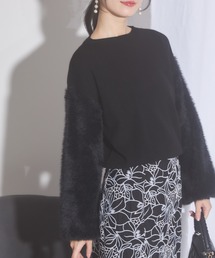 【ZOZO限定】スリーブファーニット