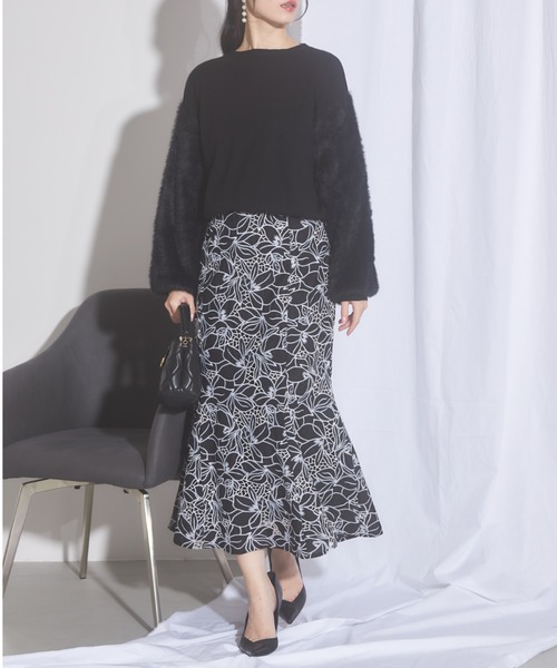 tocco closet(トッコ クローゼット)の「【ZOZO限定】スリーブファーニット(ニット/セーター・レディース・ベージュ/ブラウン/ライトグリーン/ブラック・M)」の15枚目の写真