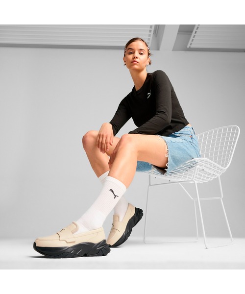 最終値下げ！！PUMA プーマ ローファー 23.0 ホワイト PUMA プーマ ウィメンズ ローファー（スニーカー）｜PUMA
