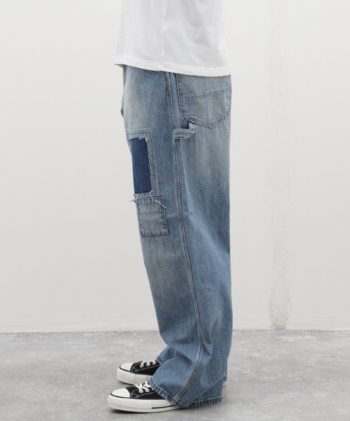 [極美品]LeeリーペインターパンツLM7310 vintageダメージ加工M 極美品]LeeリーペインターパンツLM7310 vintageダメージ加工M