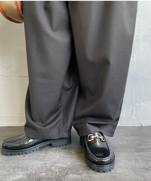 UNIVERSAL OVERALL（ユニバーサルオーバーオール）の「[UNIVERSAL OVERALL/ユニバーサルオーバーオール] 別注 イージーワイドエッグパンツ（その他パンツ・レディース・ブラウン/グレー/ブラック/カーキ・F）」の19枚目の写真