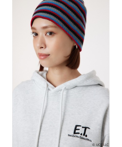 RODEO CROWNS WIDE BOWL（ロデオクラウンズワイドボウル）の「【E.T.】スウェットパーカー（パーカー・レディース・ブラック/グレー×ホワイト/レッド・MEDIUM/LARGE）」の18枚目の写真