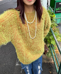 CIAOPANIC | カラーシャギーラグランニット(ニット/セーター)