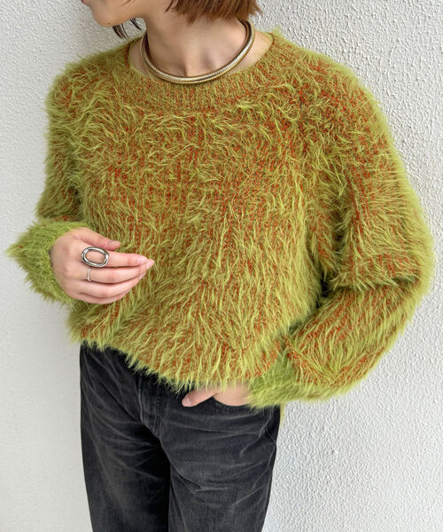 こちゃ セール】【ユニセックス】犬アソート柄ロゴジャガードニット（ニット