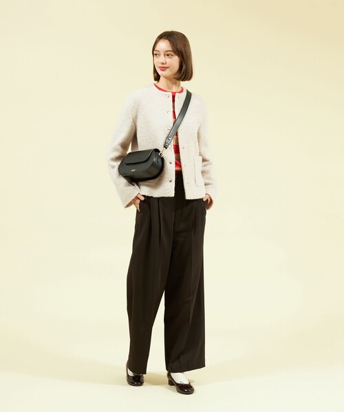 MACKINTOSH PHILOSOPHY(マッキントッシュ フィロソフィー)の「【HESSLE(ヘスル)】(ノーカラージャケット・レディース・ホワイト系その他/ブルー系その他4/ブラック/チャコールグレー・38/36)」の6枚目の写真