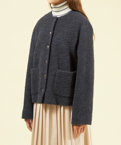 MACKINTOSH PHILOSOPHY(マッキントッシュ フィロソフィー)の「【HESSLE(ヘスル)】(ノーカラージャケット・レディース・ホワイト系その他/ブルー系その他4/ブラック/チャコールグレー・38/36)」の11枚目の写真
