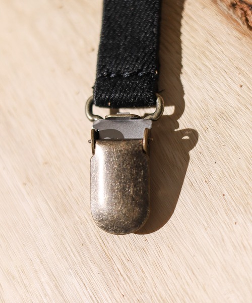 UNIVERSAL OVERALL（ユニバーサルオーバーオール）の「【UNIVERSAL OVERALL】Leather Suspenders（サスペンダー・メンズ・ブラック/ネイビー/ブラウン/ダークブラウン/グリーン・FREE）」の8枚目の写真