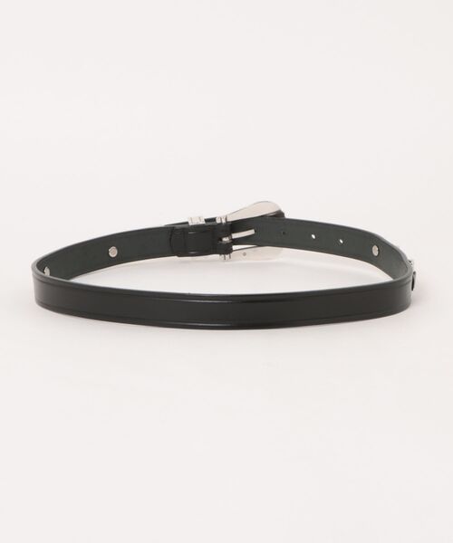 TORY LEATHER(トリーレザー)の「【TORY LEATHER】BEAUTIFUL 1 SNAFFLE BIT BELT WITH A 3PICE SILVER BUCKLE SET(ベルト・メンズ・ブラック・30inch)」の6枚目の写真